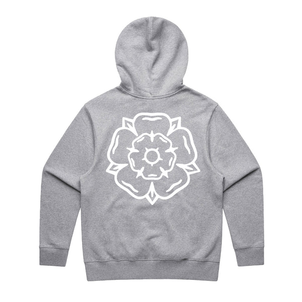 Rose Hooded Sweatshirt Heather Grey
