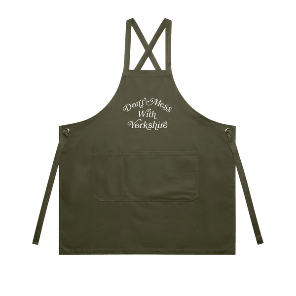 Ornate Canvas Apron - Army