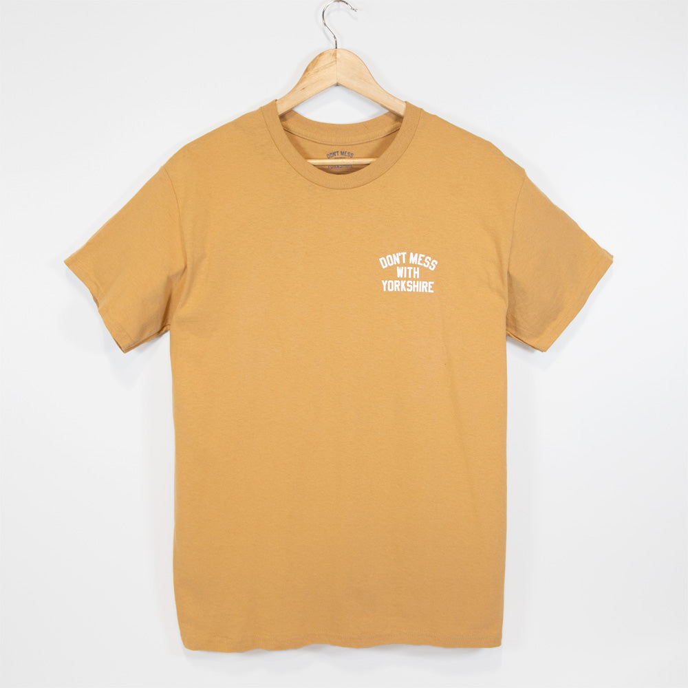 Don't Mess With Yorkshire - Rose S/S T-shirt Old Gold