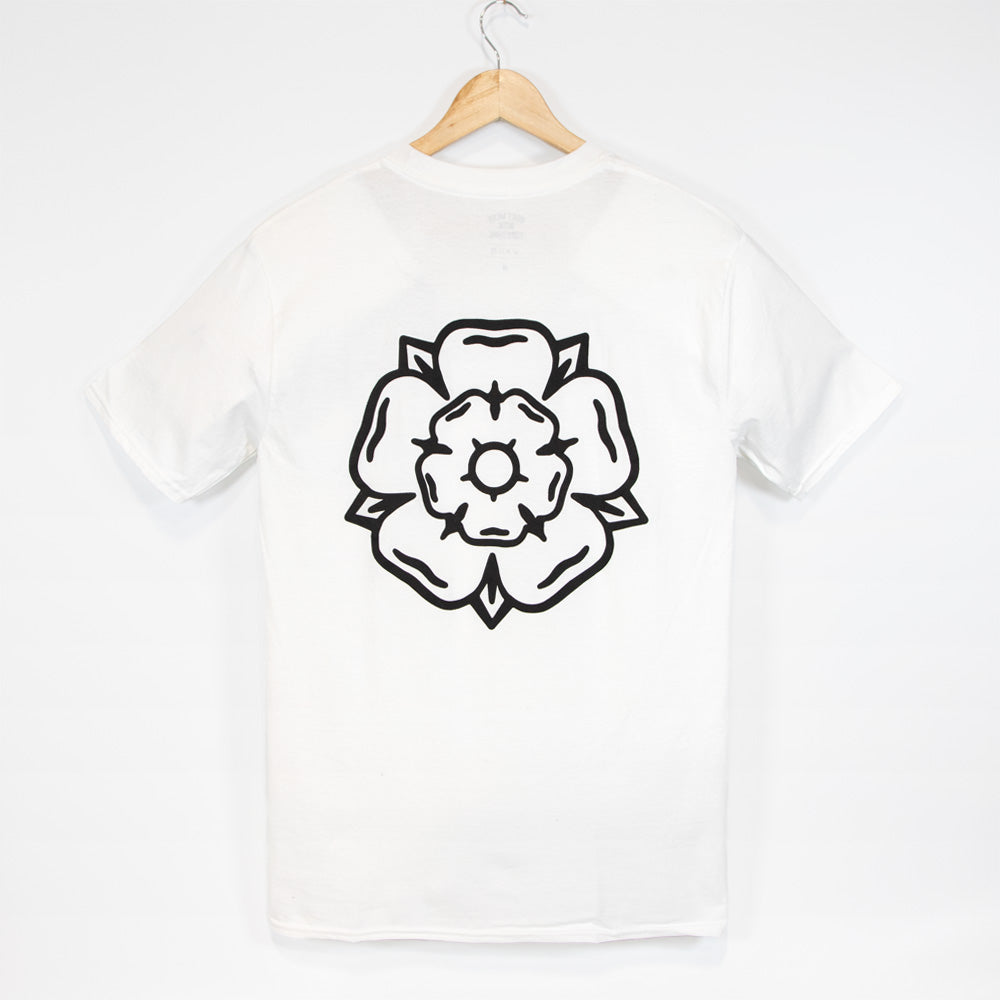 Don't Mess With Yorkshire - Rose S/S T-shirt White