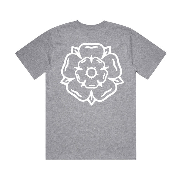 Rose S/S T-shirt Grey/White