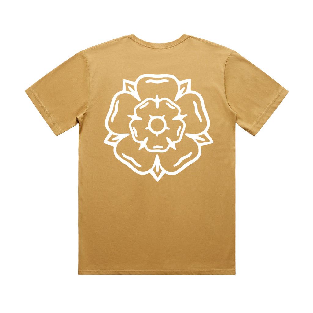 Rose S/S T-shirt Old Gold