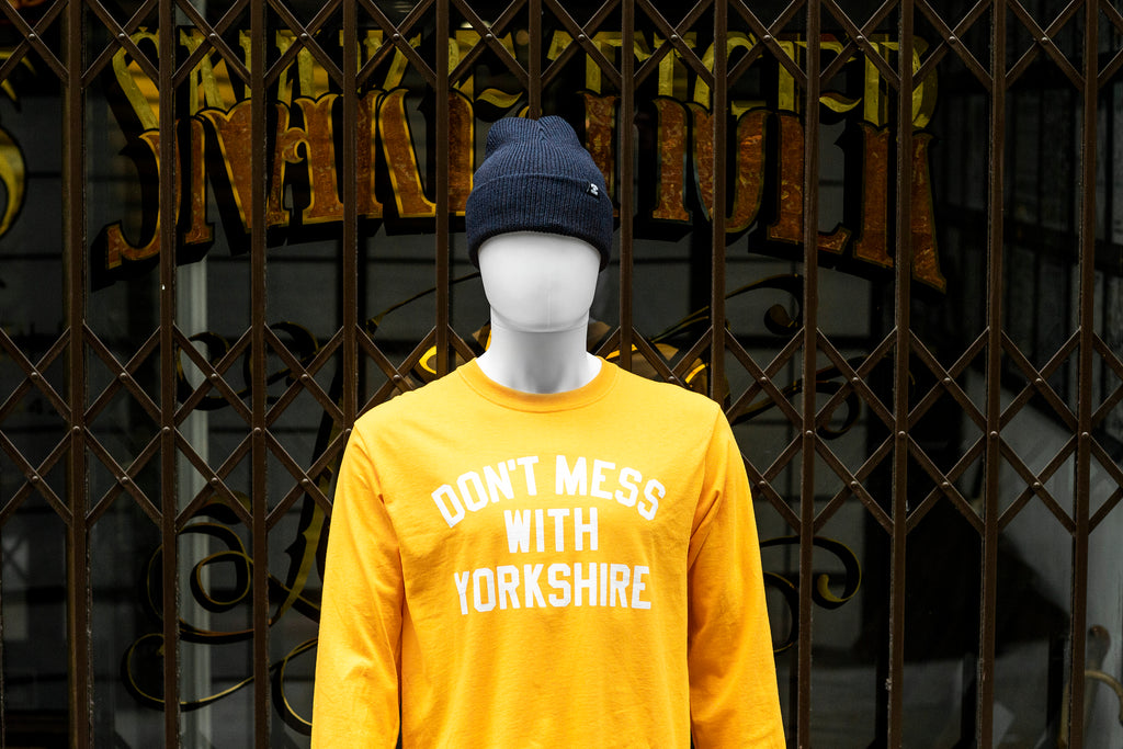Don't Mess With Yorkshire - Classic Beanie Navy