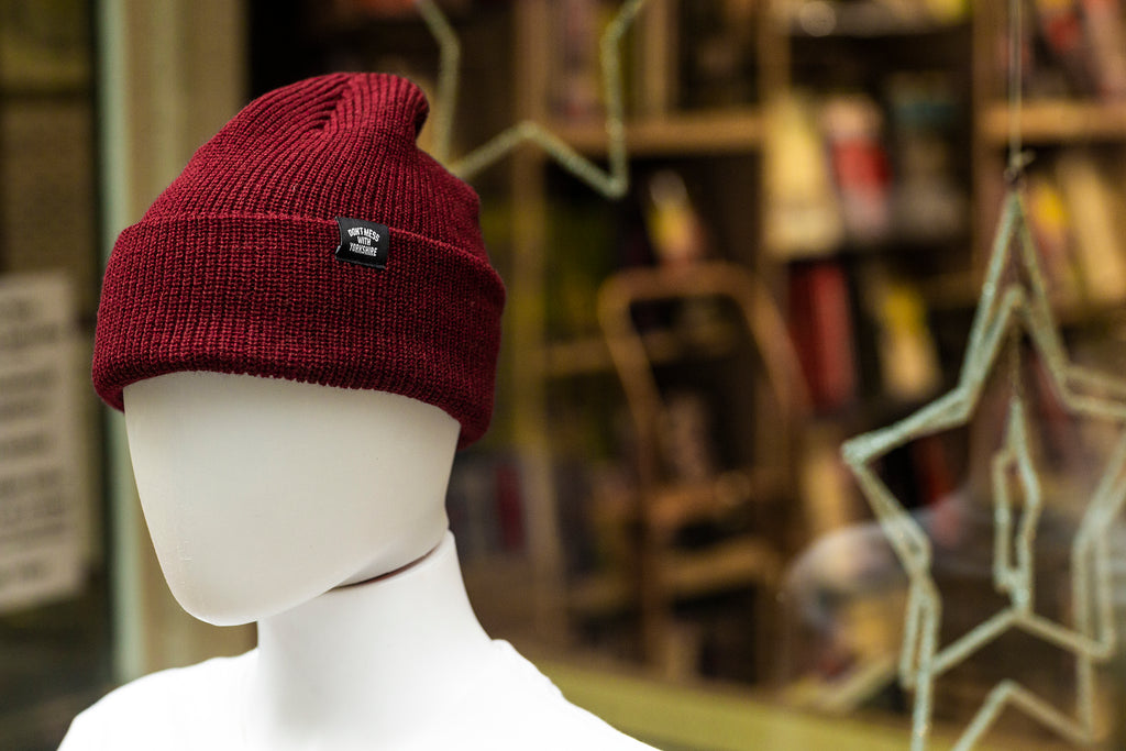 Don't Mess With Yorkshire - Classic Beanie Burgundy