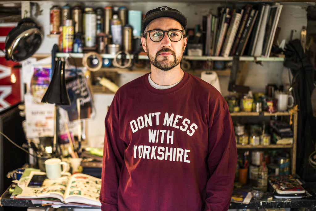 Don't Mess With Yorkshire - Classic L/S T-shirt Burgundy