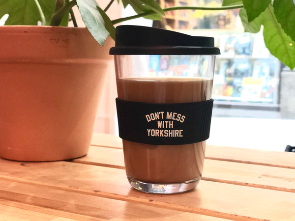 Don't Mess With Yorkshire - Classic Reusable Americano Mug Black